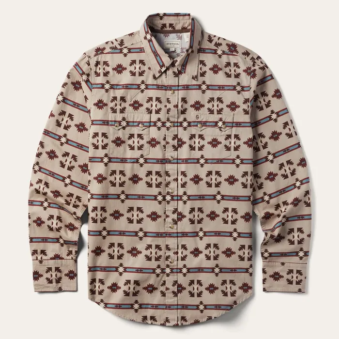 Western Shirts Men Stetson Gaucho Stripe Shirt Gaucho Stripe Shirt
