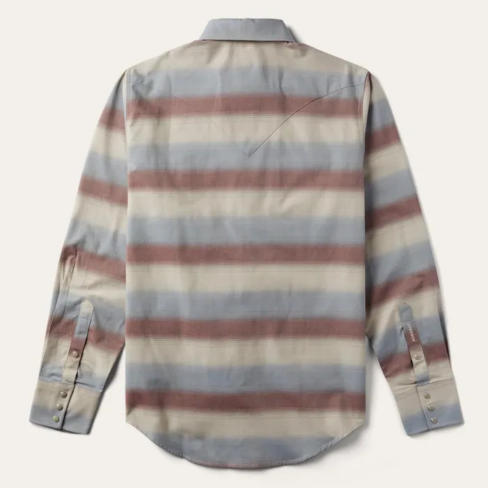 Western Shirts Men Stetson Ombre Stripe Twill Shirt Ombre Stripe Twill Shirt