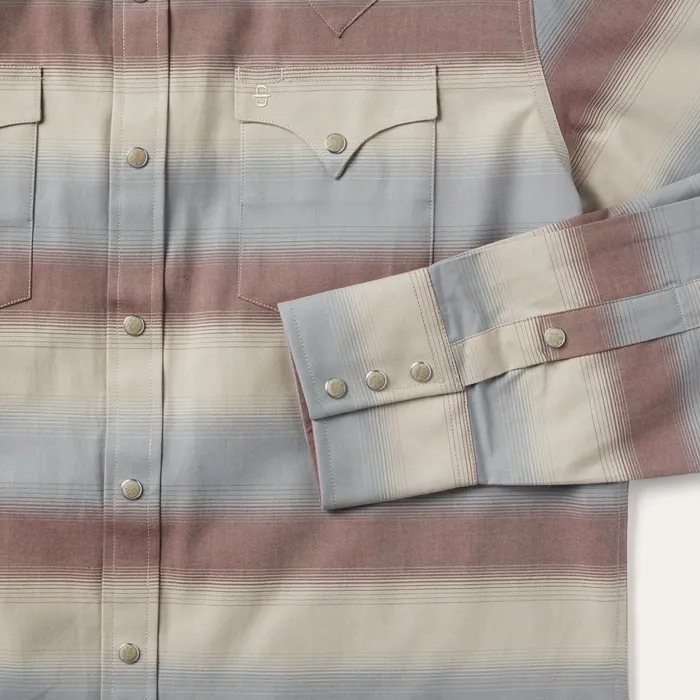Western Shirts Men Stetson Ombre Stripe Twill Shirt Ombre Stripe Twill Shirt