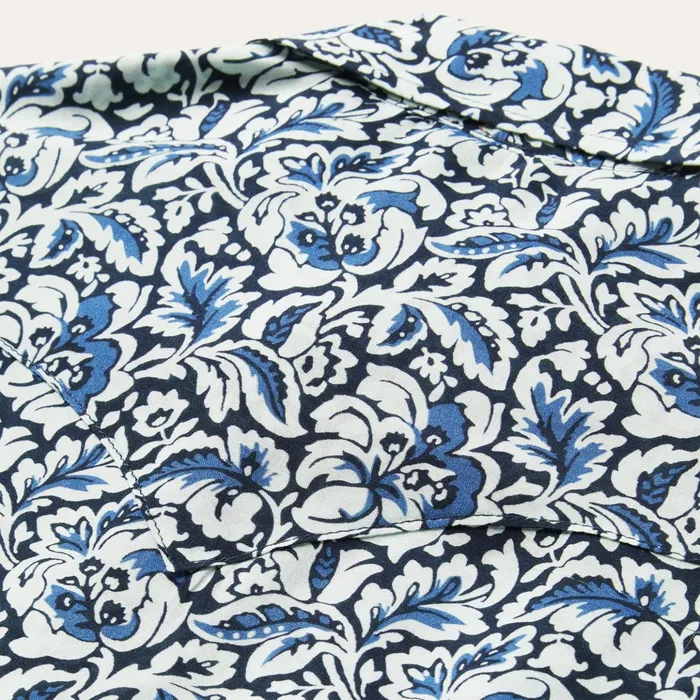 Western Shirts Women Stetson Indigo Tapestry Print Shirt Blue