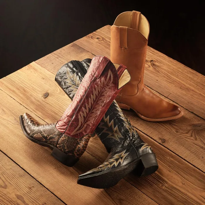 Western Women Stetson Emory Boots Tan