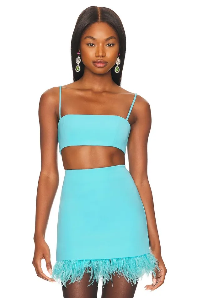 Westlake Bralette Top Turquoise Blue Women Lovers and Friends Tops