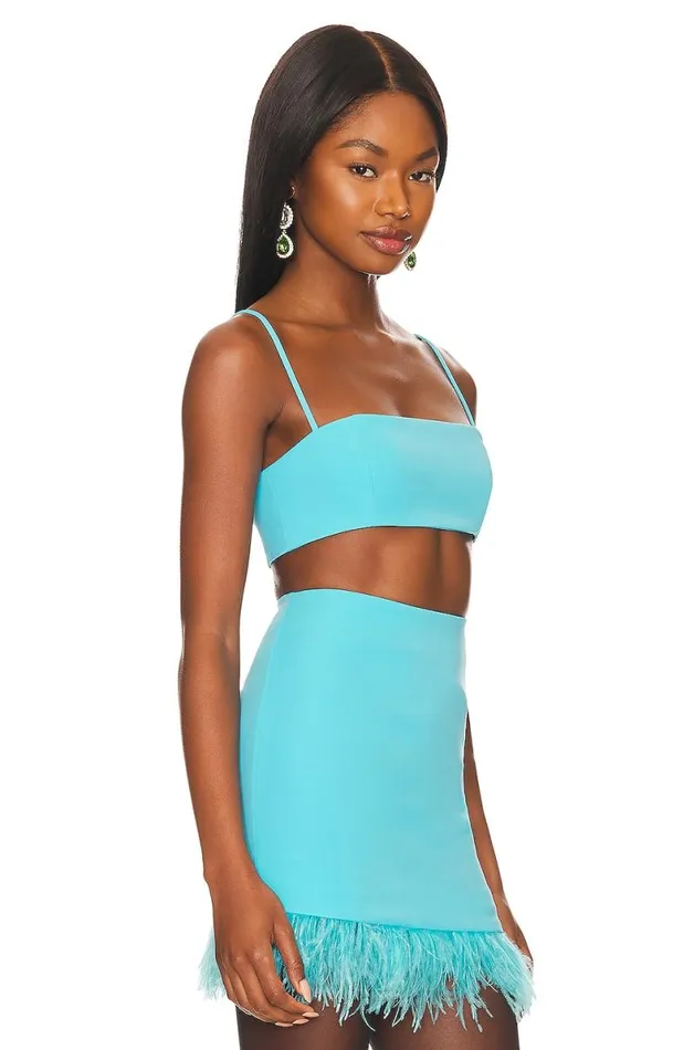 Westlake Bralette Top Turquoise Blue Women Lovers and Friends Tops