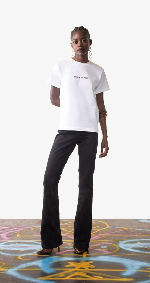 White Estan TShirt White Women Daily Paper TShirts
