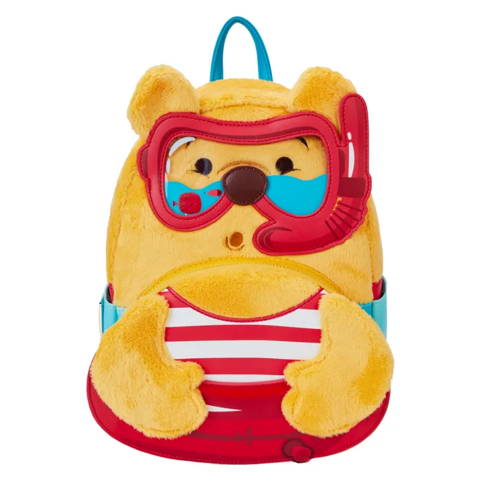 Winnie The Pooh Exclusive Summer Vibes Plush Mini Backpack Unisex Loungefly Backpacks Winnie The Pooh Exclusive Summer Vibes Plush Mini Backpack Unisex Loungefly Backpacks