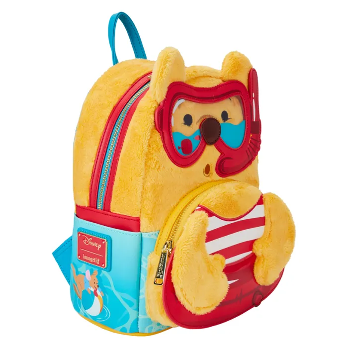 Winnie The Pooh Exclusive Summer Vibes Plush Mini Backpack Unisex Loungefly Backpacks
