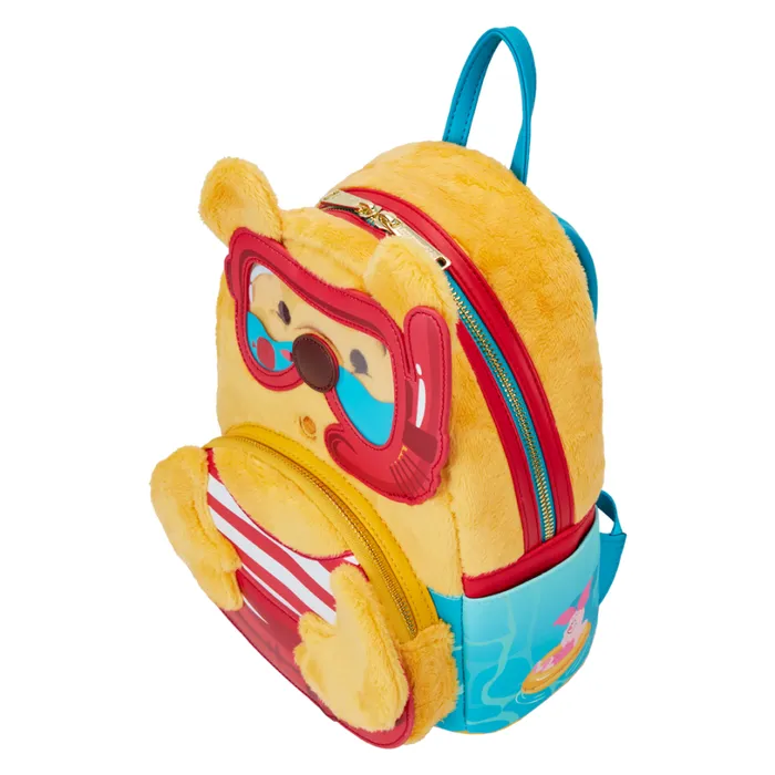 Winnie The Pooh Exclusive Summer Vibes Plush Mini Backpack Unisex Loungefly Backpacks