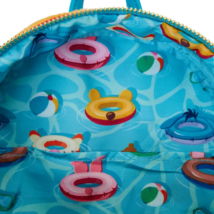 Winnie The Pooh Exclusive Summer Vibes Plush Mini Backpack Unisex Loungefly Backpacks