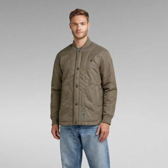 Winter Coats MenWomen GStar RAW Unisex 10 Degrees Sherpa Jacket Turf