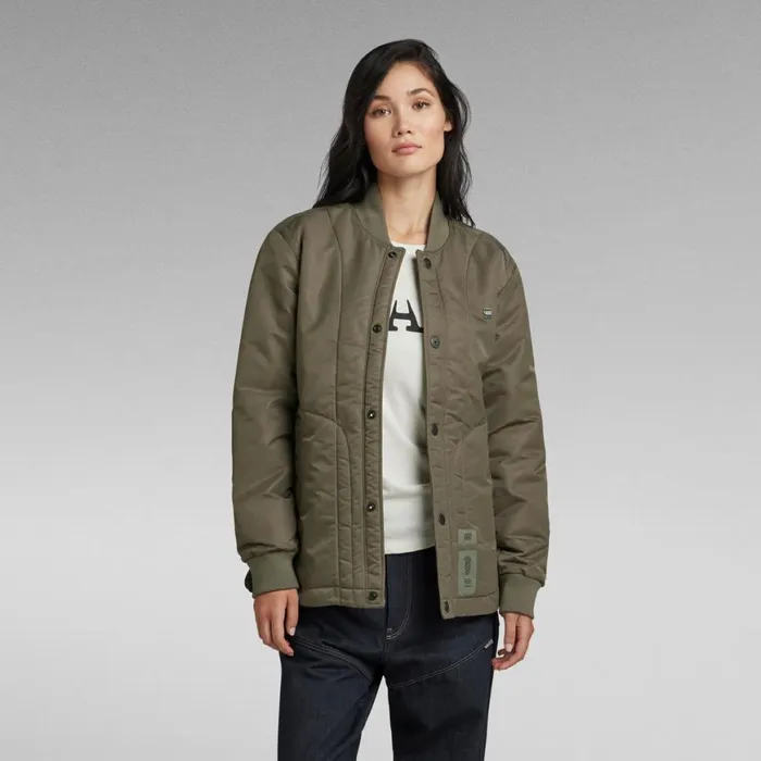 Winter Coats MenWomen GStar RAW Unisex 10 Degrees Sherpa Jacket Turf