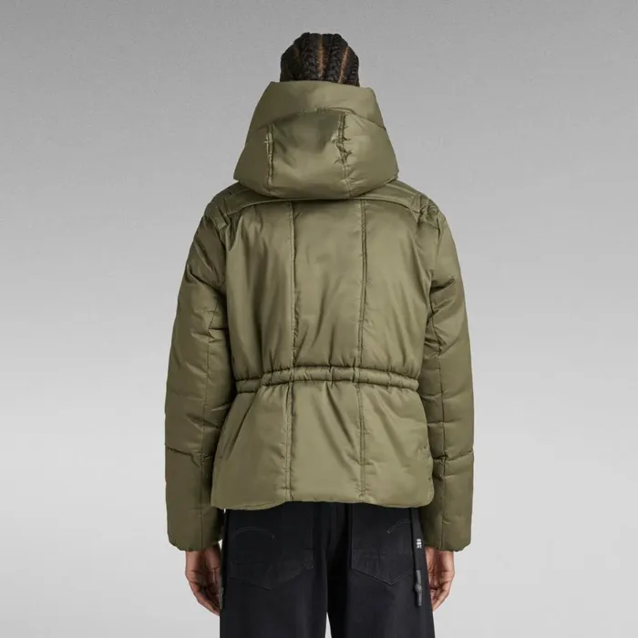 Winter Coats Women GStar RAW G 8211 Whistler Short Padded Jacket Shadow Olive