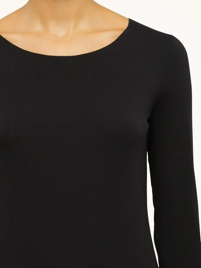 Wolford Aurora Pure Pullover Black Women Longsleeved Tops