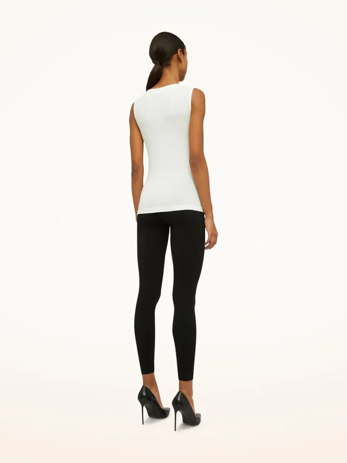 Wolford Aurora Top Sleeveless White Women Tops and Tshirts