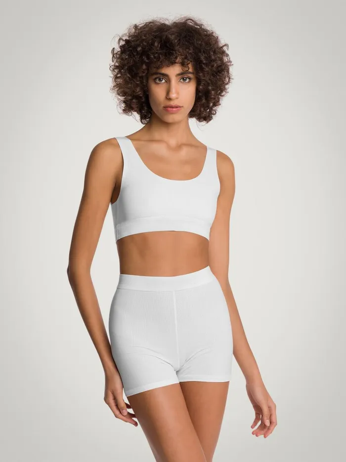 Wolford Beauty Cotton Biker Shorts Pearl Women Panties
