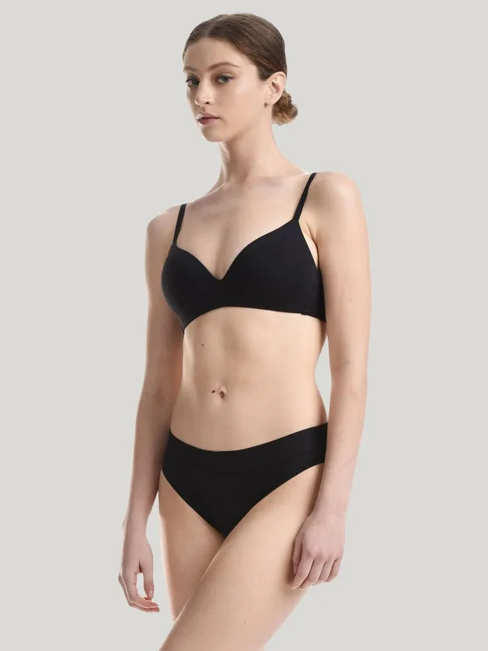 Wolford Beauty Cotton Skin Bra Black Women Bras