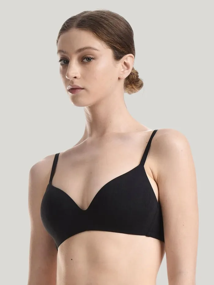 Wolford Beauty Cotton Skin Bra Black Women Bras