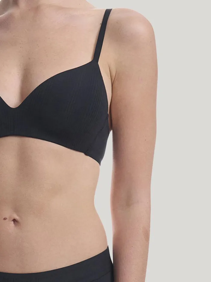 Wolford Beauty Cotton Skin Bra Black Women Bras