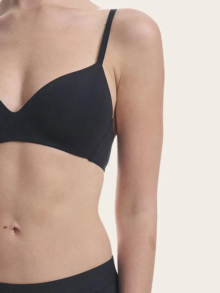Wolford Beauty Cotton Skin Bra Black Women Bras