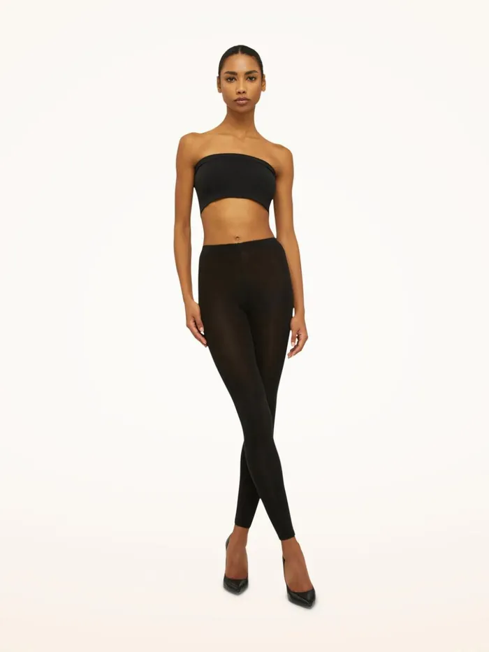 Wolford Cashmere Silk Tights Leggings Black Women Tights Leggings