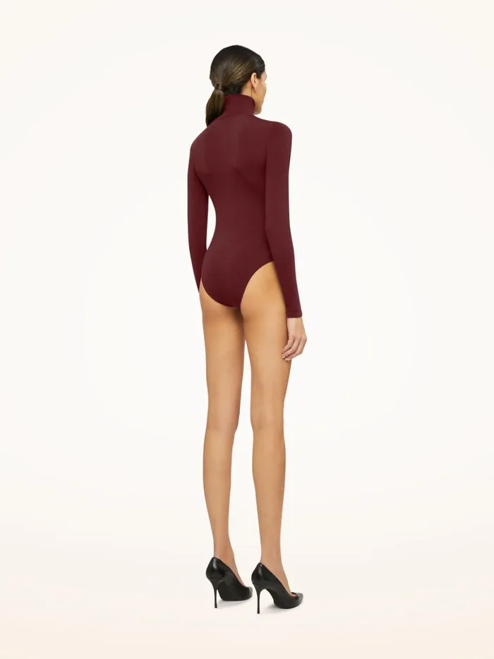 Wolford Colorado Body Merlot Women Longsleeve Bodies