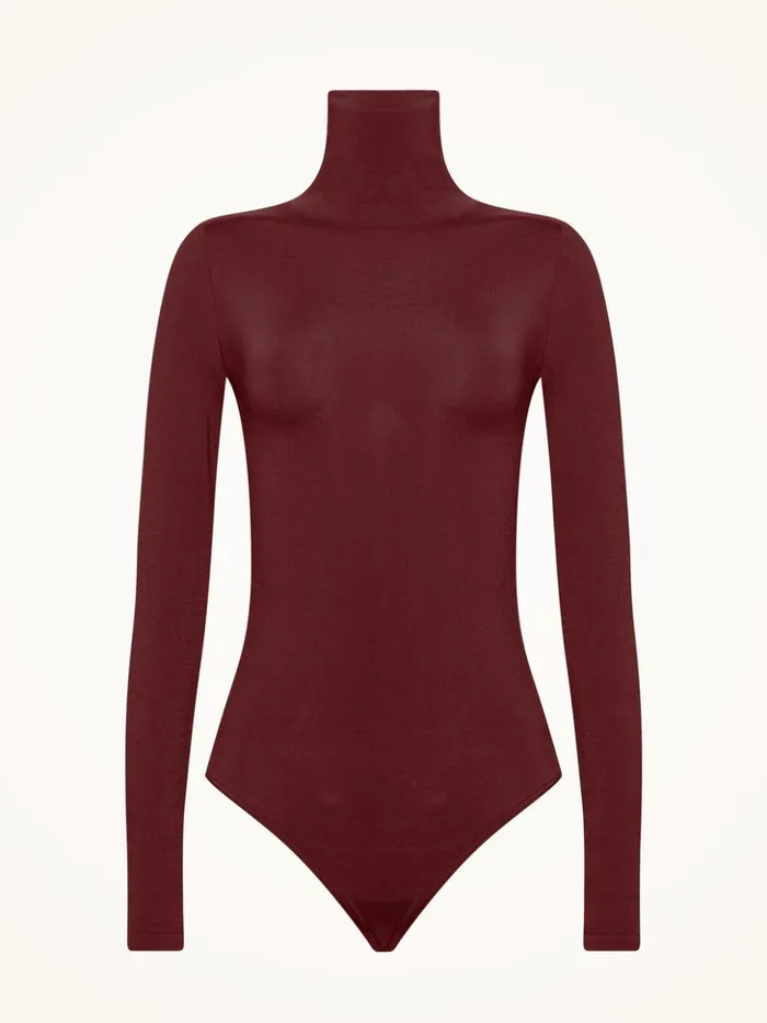 Wolford Colorado Body Merlot Women Longsleeve Bodies