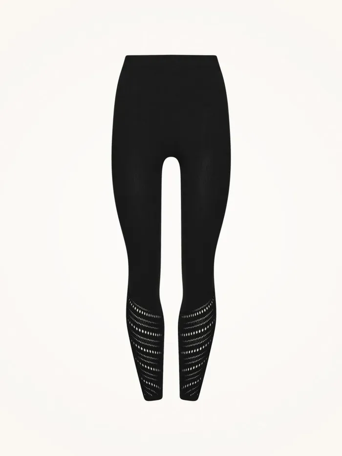 Wolford Holes Effect Leggings Black Women Outer Leggings