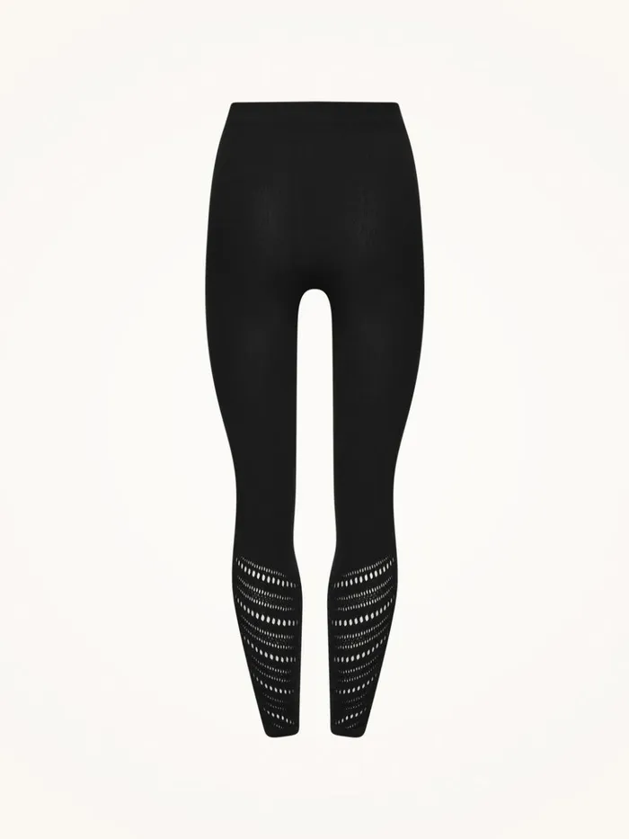 Wolford Holes Effect Leggings Black Women Outer Leggings