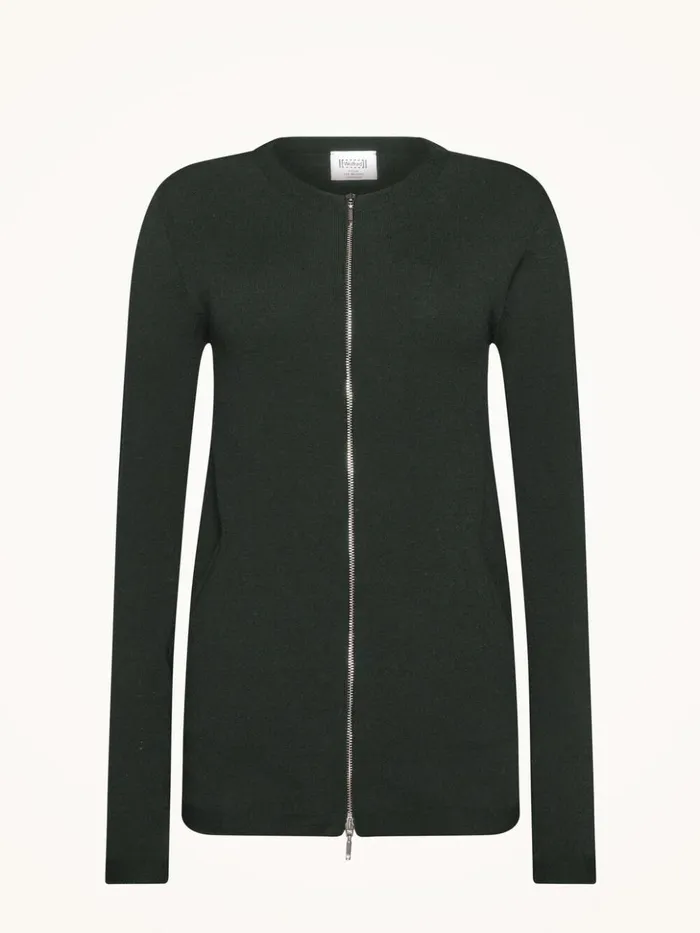 Wolford The Merino Cardigan Deep Green Women Cardigans and Jackets
