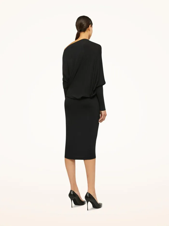Wolford Viscose Knit Dress Black Women Dresses and Skirts