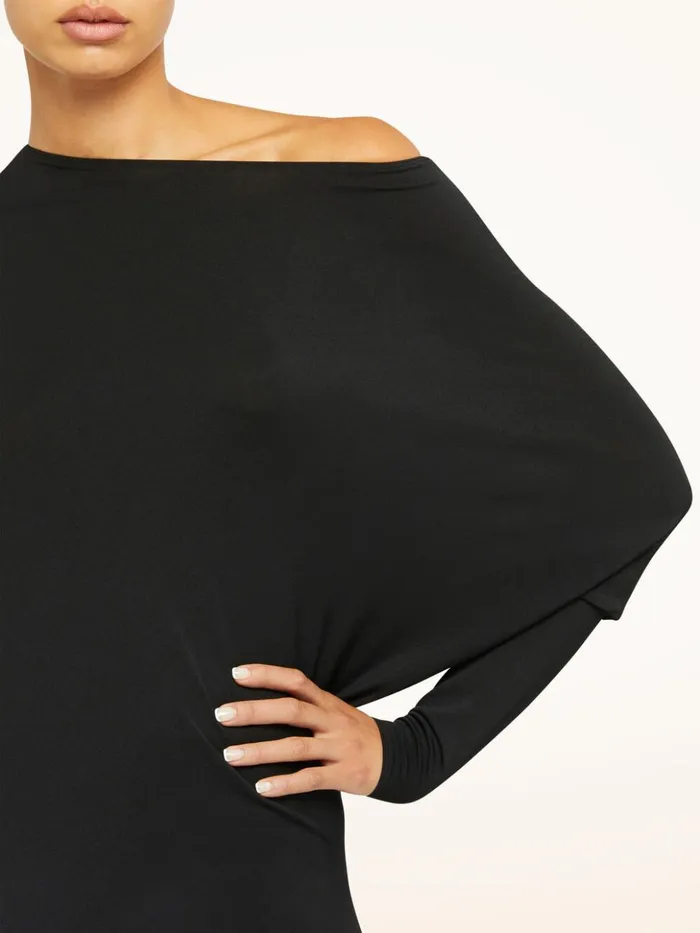 Wolford Viscose Knit Dress Black Women Dresses and Skirts