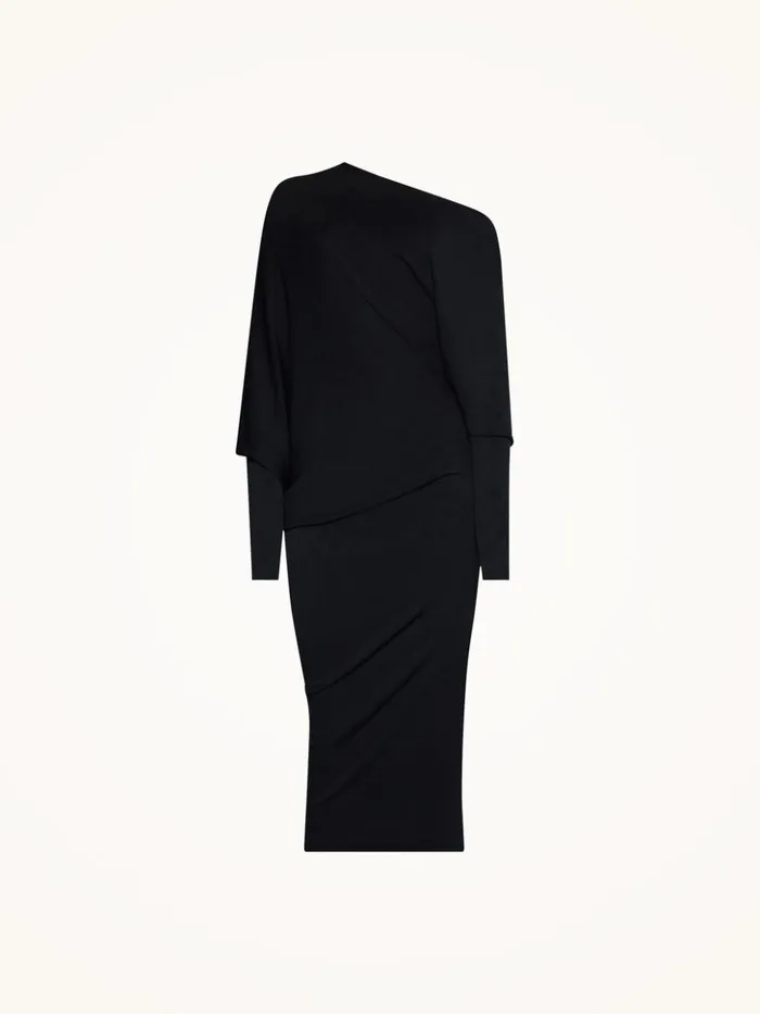 Wolford Viscose Knit Dress Black Women Dresses and Skirts