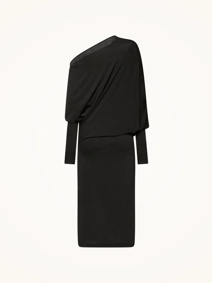 Wolford Viscose Knit Dress Black Women Dresses and Skirts