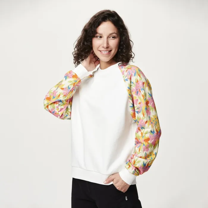 Woman BLAYR CREW Picture Organic Clothing Sweats and Hoodies