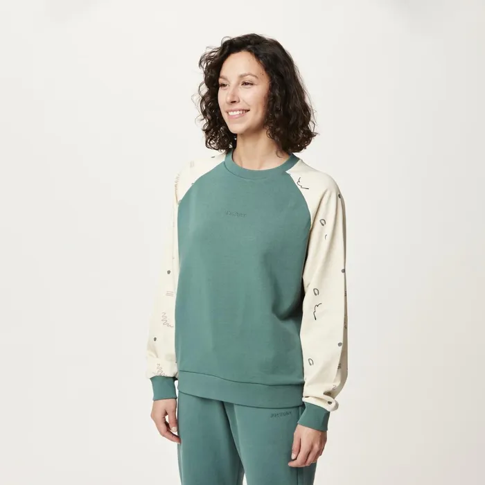 Woman BLAYR CREW Picture Organic Clothing Sweats and Hoodies