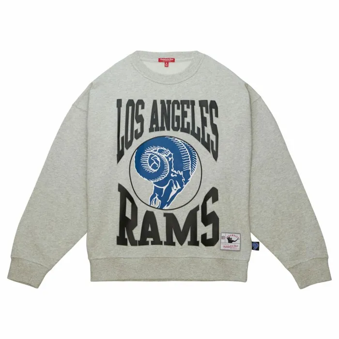 Women039s Hoodies and Sweatshirts Mitchell and Ness Women039s Logo LT Crew 30 Los Angeles Rams Women039s Hoodies and Sweatshirts Mitchell and Ness Women039s Logo LT Crew 30 Los Angeles Rams
