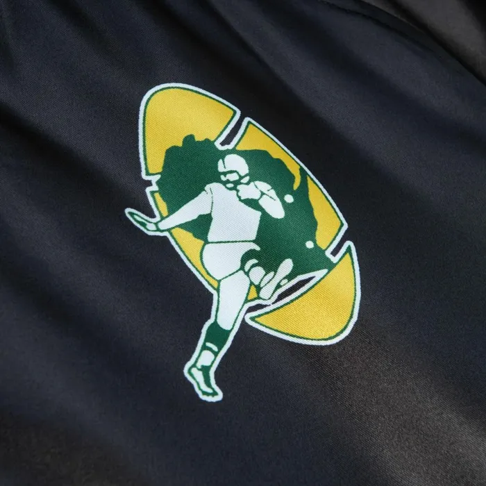 Women039s Jackets and Outerwear Mitchell and Ness Women039s Raglan Satin Jacket Green Bay Packers Women039s Jackets and Outerwear Mitchell and Ness Women039s Raglan Satin Jacket Green Bay Packers