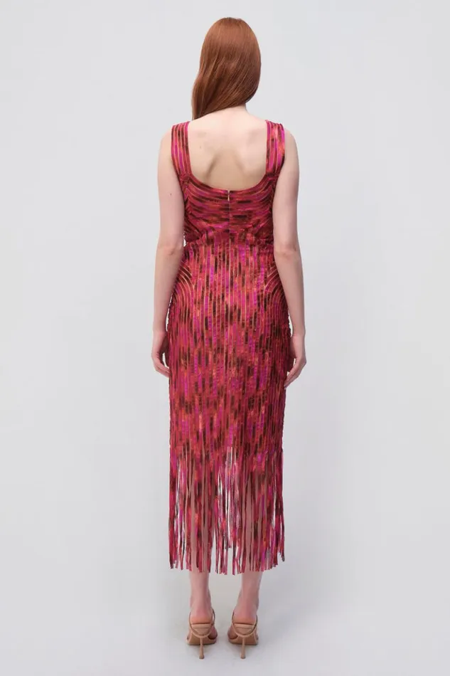 Women Adalette Dress Amaranth Multi Jonathan Simkhai Dresses and Jumpsuits