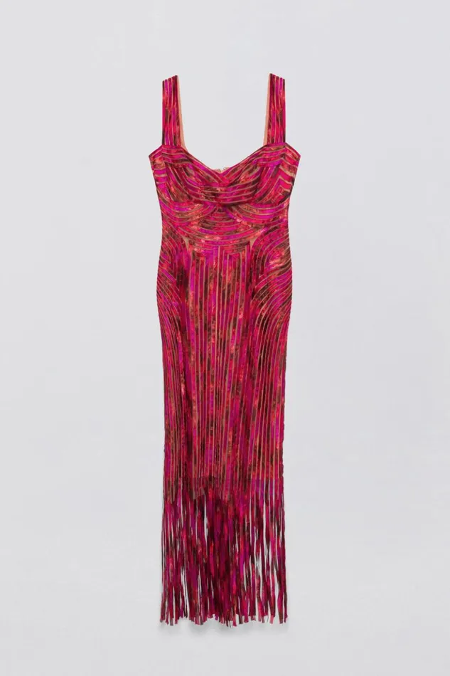 Women Adalette Dress Amaranth Multi Jonathan Simkhai Dresses and Jumpsuits
