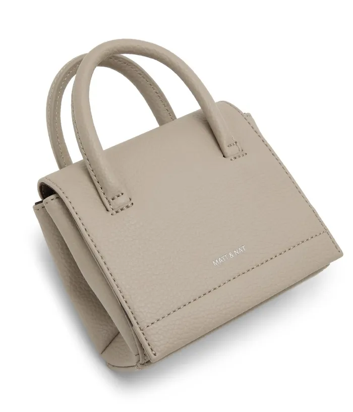 Women Adel Micro Vegan Satchel 8211 Purity Dream Matt and Nat Satchels