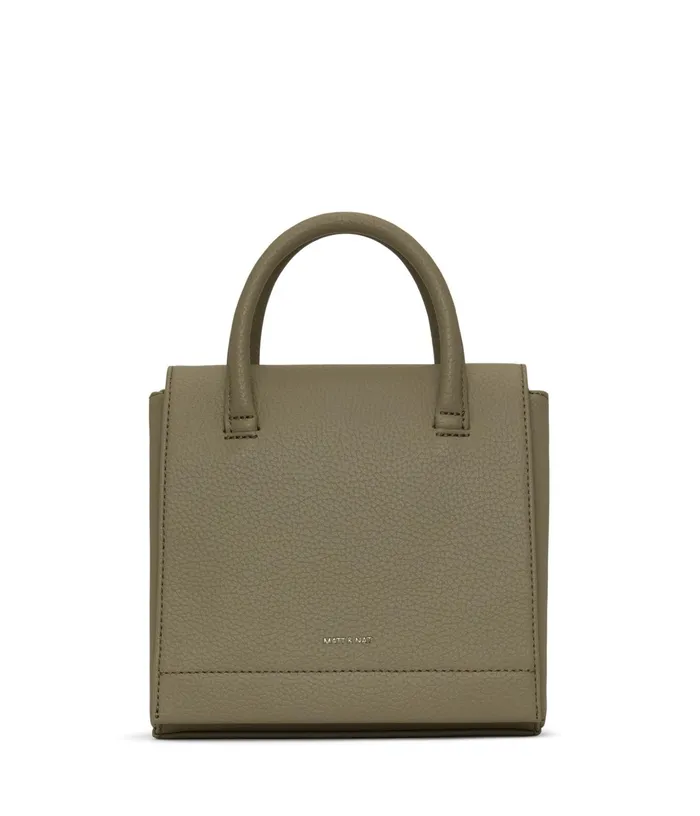 Women Adelsm Small Vegan Satchel 8211 Purity Mineral Matt and Nat Satchels