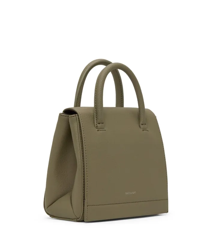 Women Adelsm Small Vegan Satchel 8211 Purity Mineral Matt and Nat Satchels