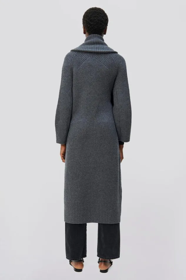 Women Adoria Robe Charcoal Melange Jonathan Simkhai Knitwear