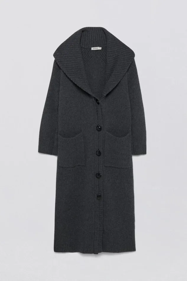 Women Adoria Robe Charcoal Melange Jonathan Simkhai Knitwear