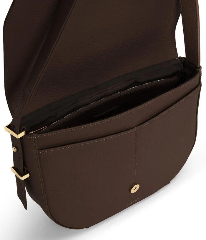 Women Alik Vegan Shoulder Bag 8211 Purity Chocolate Matt and Nat Shoulder Bags