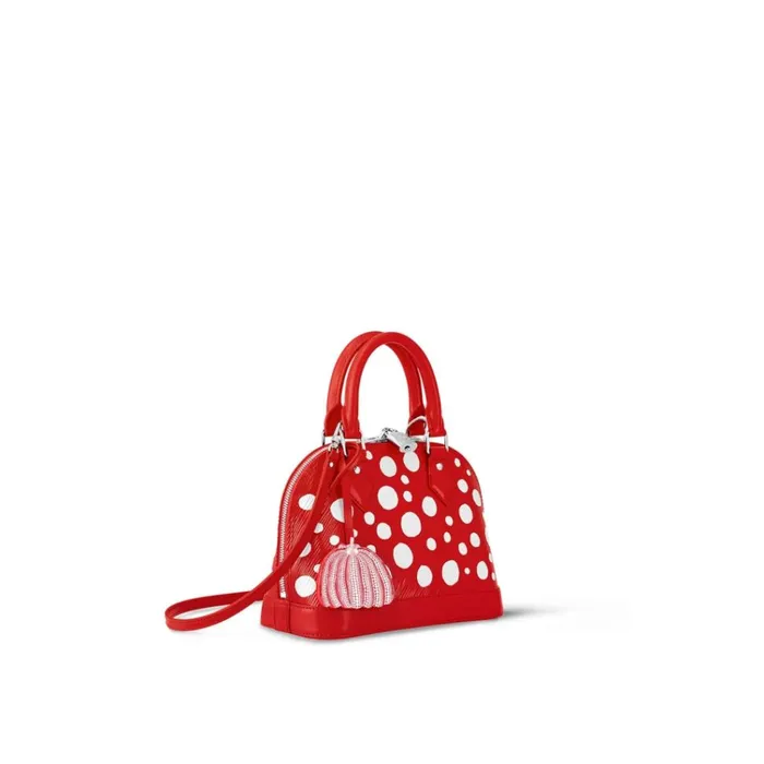 Women Alma Bag Louis Vuitton Louis Vuitton Rouge Blanc M21698 LV X YK Alma BB 8211 Louis Vuitton Handbag Store