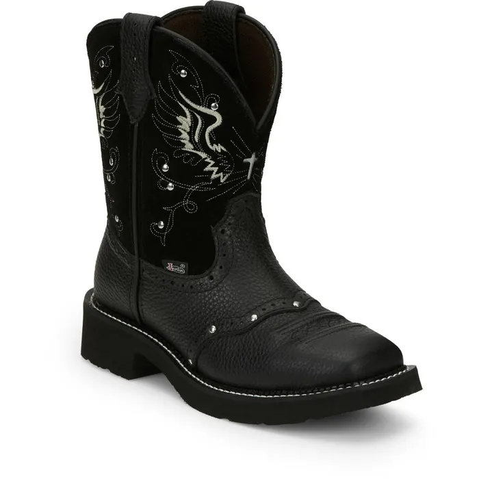 WOMEN Andra 8034 Western Black Justin Boots Western