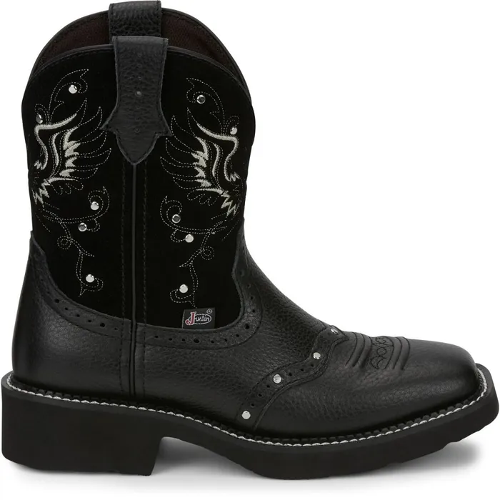 WOMEN Andra 8034 Western Black Justin Boots Western