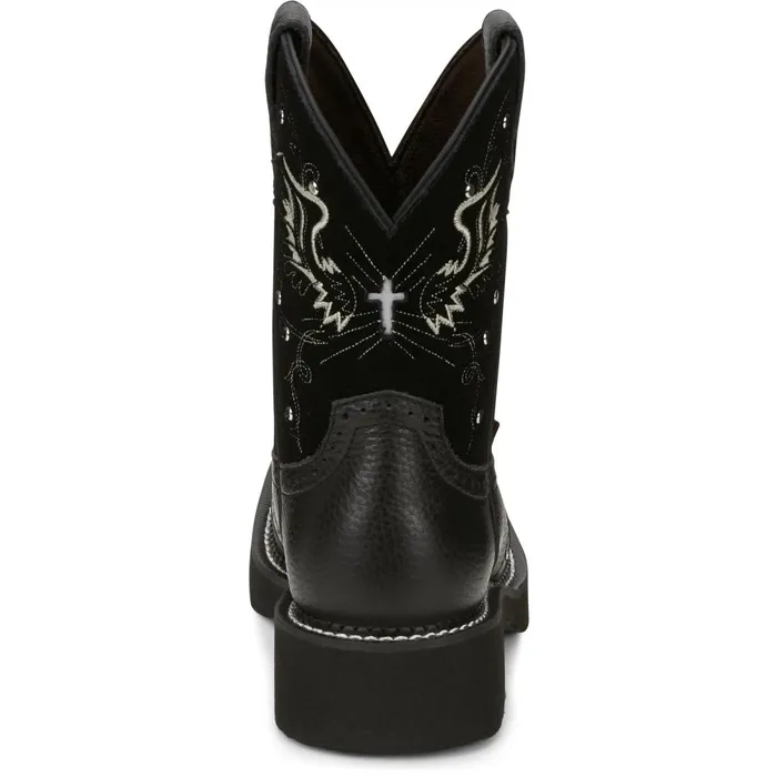 WOMEN Andra 8034 Western Black Justin Boots Western