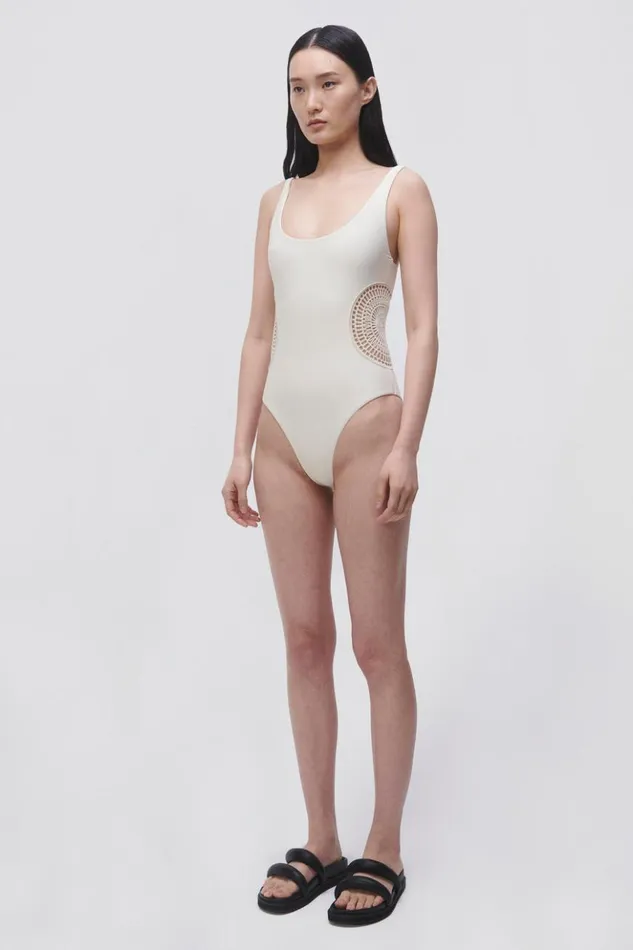 Women Arianne One Piece Natural Multi Jonathan Simkhai Swimwear
