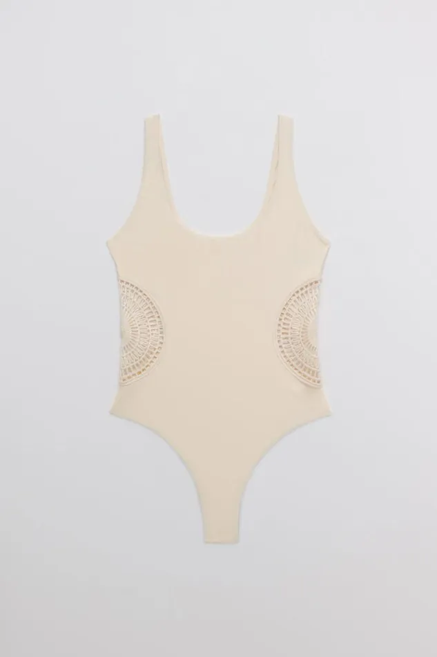 Women Arianne One Piece Natural Multi Jonathan Simkhai Swimwear